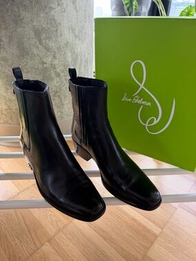 Sam Edelman Bronson Black Leather Boots – Women’s US 8